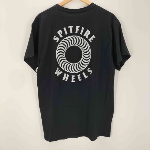 スピットファイアー SPITFIRE 00S メキシコ製 WHEELS ロゴ バック プリント Tシャツ メンズ import:L