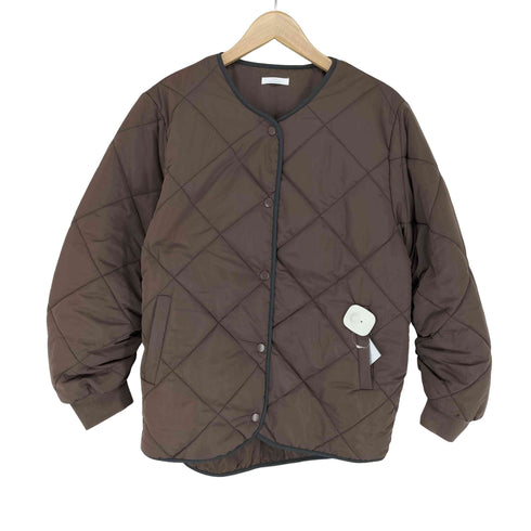 アイテムズアーバンリサーチ ITEMS URBAN RESEARCH 中綿キルティングノーカラージャケット レディース JPN:S