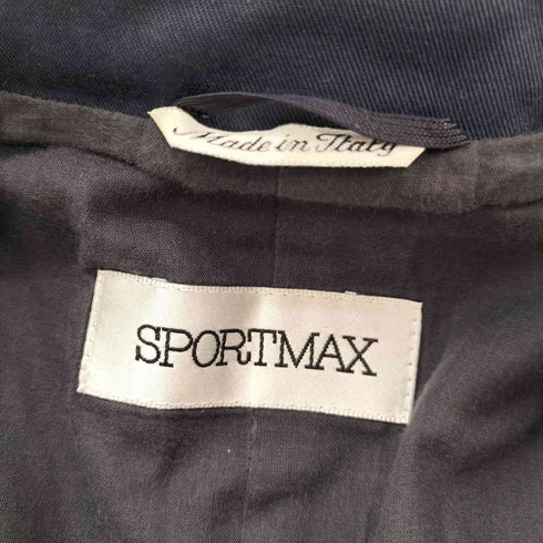 スポーツマックス SPORTMAX by Max Mara MADE IN ITALY イタリア製 現行 白タグ ハリントン ジャケット スウィングトップ ブルゾン LAMPO ジップ レディース