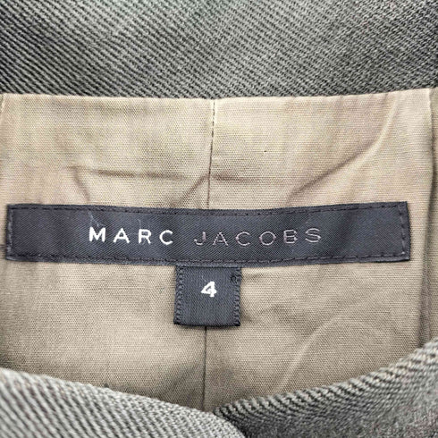 マークジェイコブス MARC JACOBS マオカラー アーム 3D タック デザイン ミリタリー フィールド クロップド ジャケット Y2K レディース 4
