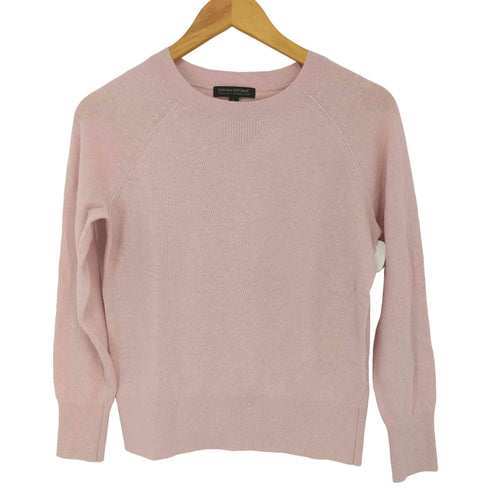 バナナリパブリック BANANA REPUBLIC cashmere&wool カシミヤ ウール クルーネック ニット レディース JPN:S