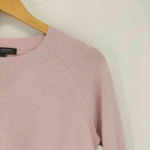 バナナリパブリック BANANA REPUBLIC cashmere&wool カシミヤ ウール クルーネック ニット レディース JPN:S