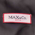 マックスアンドコー MAX&CO. MADE IN ITALY Mohair Wool イタリア製 モヘア ウール チェスター ロング コート ブラック レディース EUR:40