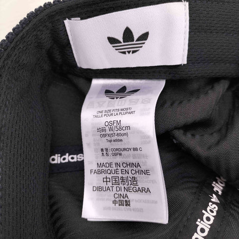 アディダスオリジナルス adidas Originals コーデュロイ ベースボール キャップ レディース