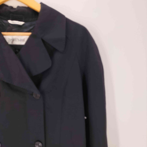 スポーツマックス SPORTMAX by Max Mara MADE IN ITALY イタリア製 現行 白タグ ダブル バルマカーン ステンカラー ショート コート レディース EUR:44
