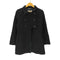 スポーツマックス SPORTMAX by Max Mara 90S OLD MADE IN ITALY Napoleon イタリア製 白タグ バージン ウール ダブル ナポレオン バルマカーン ステンカラー ロング コート ブラック Y2K レディース EUR:42