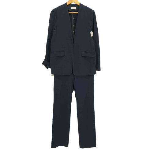 プラステ PLST マルチストレッチノーカラージャケット マルチストレッチスティックパンツ セットアップ レディース JPN:XL