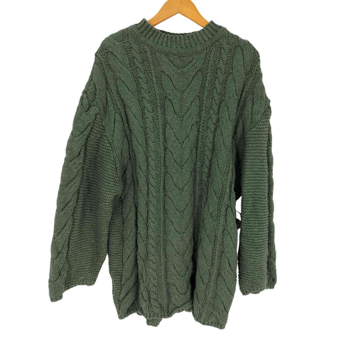 マウジー moussy M_ CABLE KNIT TUNIC ケーブルニット レディース FREE