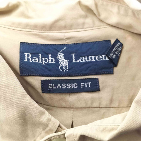 ラルフローレン RALPH LAUREN 90S スモールポニー刺繍 BD 長袖シャツ メンズ import:M