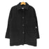 マックスマーラ MAX MARA MADE IN ITALY Cashmere Wool イタリア製 白タグ カシミア バージン ウール バルマカーン ステンカラー ロング コート ブラック レディース EUR:40