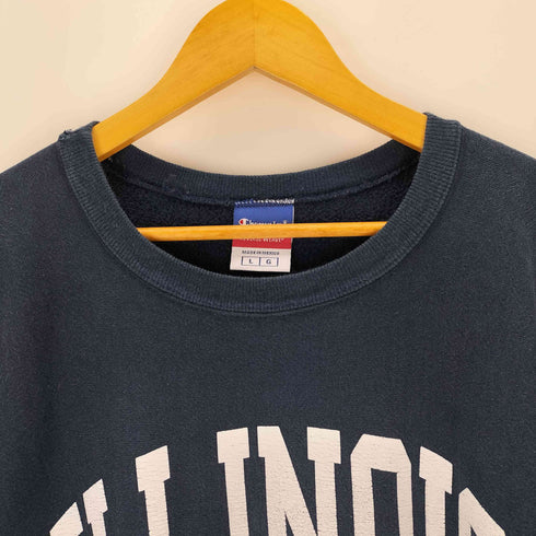 チャンピオン Champion 90s REVERSE WEAVE リバースウィーブ ILLINOIS ロゴプリント スウェット メンズ L