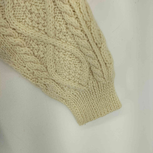 HAND KNIT ウール ケーブルニット メンズ import:M