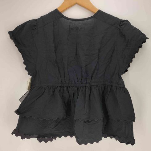 ミルクフェド MILKFED. FRILL AND LACE BLOUSE レディース ONE SIZE
