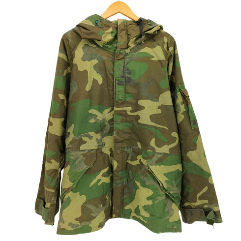 ユーエスアーミー U.S. ARMY 90s 92年会計 ECWCS Gen1 GORE-TEX COLD WEATHER PARKA CAMOUFLAGE ゴアテック ウッドランドカモ コールドウェザーパーカ メンズ LARGE REULAR