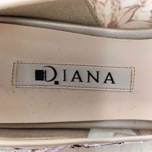ダイアナ DIANA 絵画シリーズ 花柄 フラットシューズ パンプス レディース JPN:23