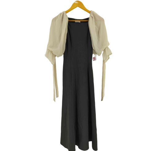 トーナル TONAL シフォンスリーブ マーメイド ワンピース レディース 38