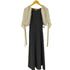 トーナル TONAL シフォンスリーブ マーメイド ワンピース レディース 38