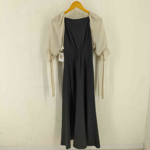 トーナル TONAL シフォンスリーブ マーメイド ワンピース レディース 38