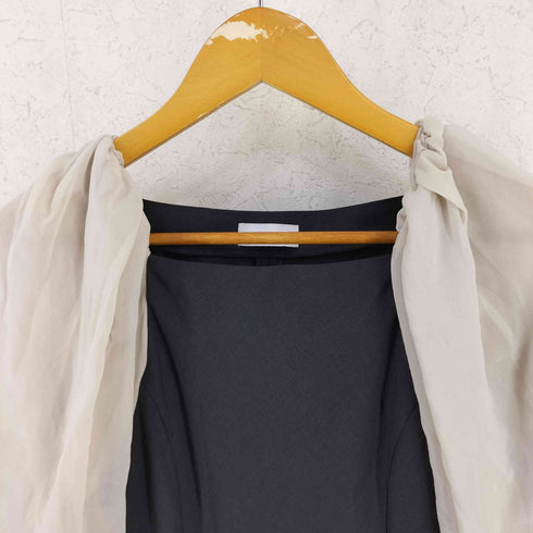 トーナル TONAL シフォンスリーブ マーメイド ワンピース レディース 38