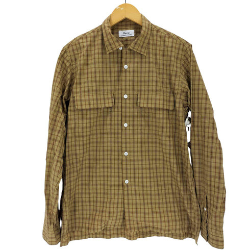 リップラップ Riprap SEMI-OPEN COLLAR SHIRTS ボタンダウン 長袖チェックシャツ メンズ LARGE
