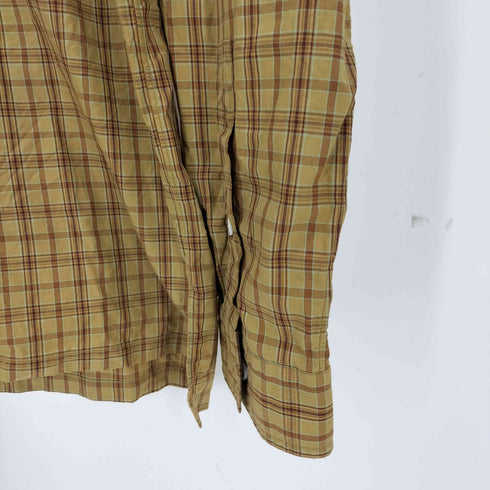 リップラップ Riprap SEMI-OPEN COLLAR SHIRTS ボタンダウン 長袖チェックシャツ メンズ LARGE