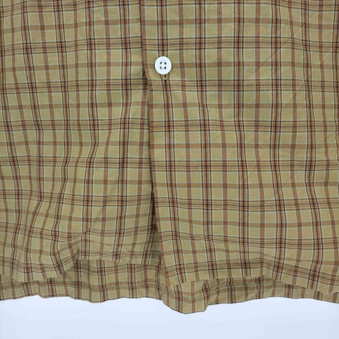 リップラップ Riprap SEMI-OPEN COLLAR SHIRTS ボタンダウン 長袖チェックシャツ メンズ LARGE