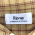 リップラップ Riprap SEMI-OPEN COLLAR SHIRTS ボタンダウン 長袖チェックシャツ メンズ LARGE