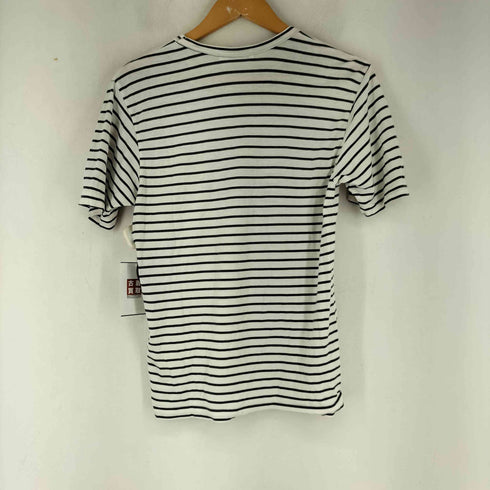 ローブドシャンブルコムデギャルソン robe de chambre COMME des GARCONS ボーダーリボンプリント半袖Tシャツ レディース