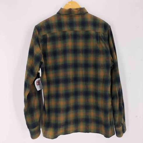 エフオービーファクトリー FOB FACTORY NEL OPEN COLLAR SHIRT 長袖 オンブレチェックシャツ メンズ 2