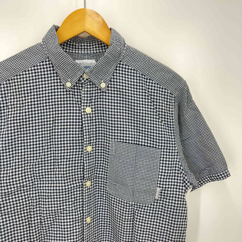 コロンビア Columbia 半袖 ギンガムチェック ボタンダウン シャツ メンズ import:L