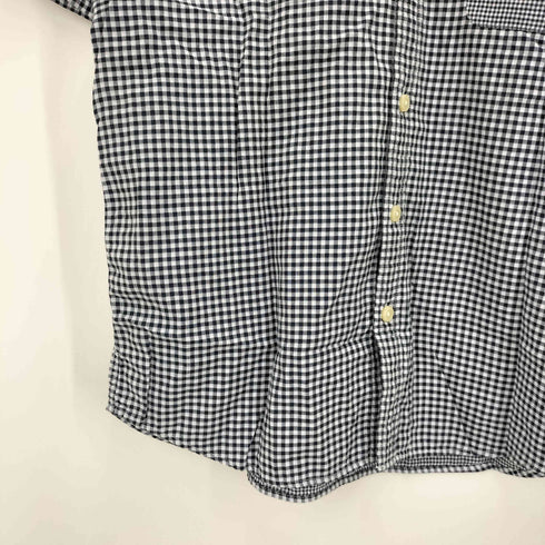 コロンビア Columbia 半袖 ギンガムチェック ボタンダウン シャツ メンズ import:L