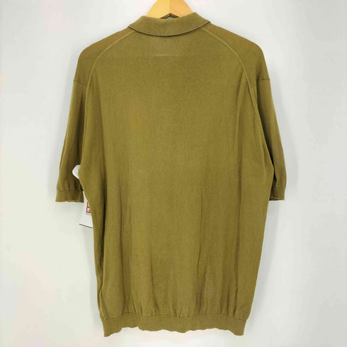 ジョンスメドレー JOHN SMEDLEY イギリス製 SEA ISLAND COTTON ニットポロシャツ メンズ import:L