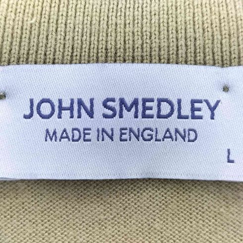 ジョンスメドレー JOHN SMEDLEY イギリス製 SEA ISLAND COTTON ニットポロシャツ メンズ import:L