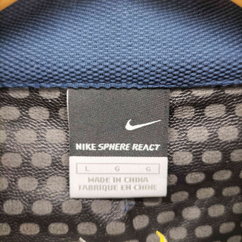 ナイキ NIKE スウッシュ 刺繍 スタンドカラー ジップアップ ジャケット メンズ import:L