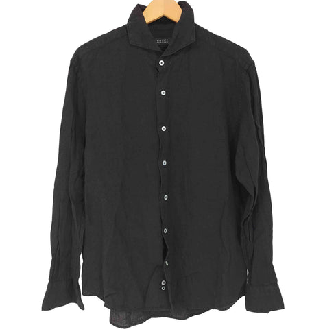 バーニーズニューヨーク BARNEYS NEWYORK L/S ロングスリーブ リネンシャツ メンズ XL