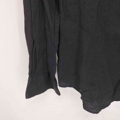 バーニーズニューヨーク BARNEYS NEWYORK L/S ロングスリーブ リネンシャツ メンズ XL