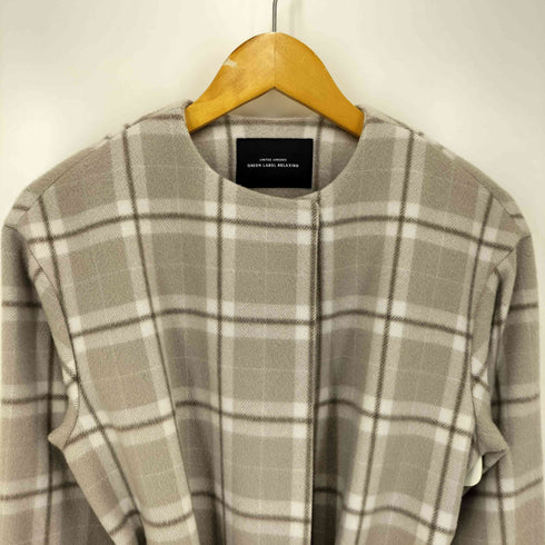 ユナイテッドアローズグリーンレーベルリラクシング UNITED ARROWS green label relaxing FFC ウール ビーバー テントライン コート レディース JPN:36