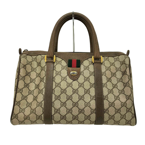 グッチ GUCCI OLD GGプラス シェリーライン ミニ ボストンバッグ レディース