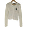 ポロバイラルフローレン Polo by RALPH LAUREN Big Pony クロシェイド コットン カーディガン (100ホワイト) レディース import:M
