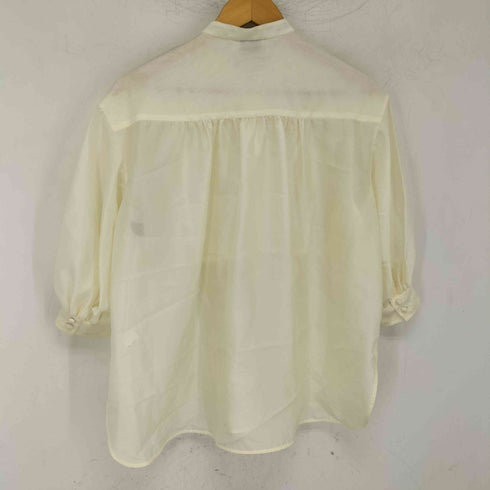 ユナイテッドアローズ UNITED ARROWS シルキーピンタックショートスリーブブラウス レディース