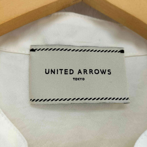 ユナイテッドアローズ UNITED ARROWS シルキーピンタックショートスリーブブラウス レディース