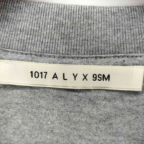 アリクス 1017 ALYX 9SM ESSENTIALS OVERSIZED SS GREY T-SHIRT エッセンシャル オーバーサイズ 半袖 グレー Tシャツ メンズ import:M