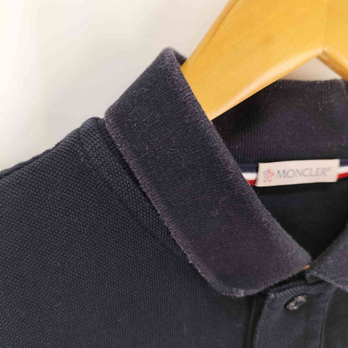 モンクレール MONCLER MAGLIA POLO MANICA CORTA ビッグロゴパッチ ポロシャツ メンズ import:S