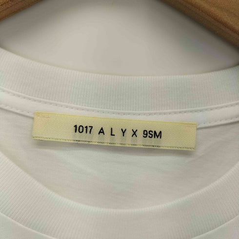 アリクス 1017 ALYX 9SM ESSENTIALS OVERSIZED SS WHITE T-SHIRT エッセンシャル オーバーサイズ 半袖 ホワイト Tシャツ メンズ import:M