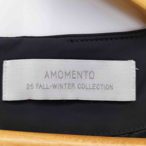 アモーメント amomento TAFFETA MOCK NECK MINI DRESS タフタ モックネック ミニドレス メンズ JPN:1