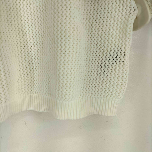 アディダス adidas KNIT CROCHET SS POLO アディカラー ニット かぎ針編み ポロ レディース import:S