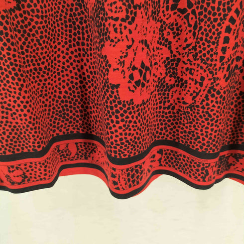 レオナール LEONARD ウール シルク 総柄 長袖 カットソー レディース M