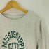 チャンピオン Champion 青単タグ 復刻 REVERSE WEAVE MISSISSIPPI CITY プリント スウェット メンズ import:XL