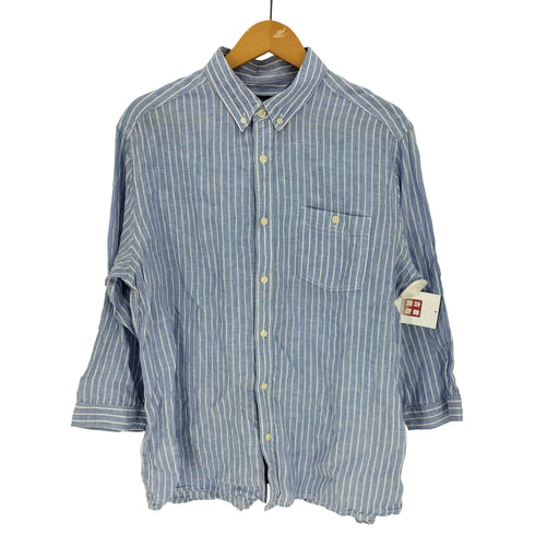 エディーバウアー Eddie Bauer 00S ポケット コットン S/S レギュラカラーシャツ メンズ import:M