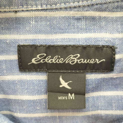 エディーバウアー Eddie Bauer 00S ポケット コットン S/S レギュラカラーシャツ メンズ import:M